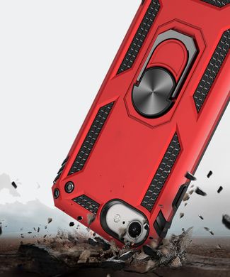 Чехол Shield для Iphone SE 2020 Бампер противоударный (Без выреза) Red