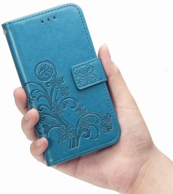 Чохол Clover для Xiaomi Redmi Note 9 Pro Max книжка шкіра PU Блакитний