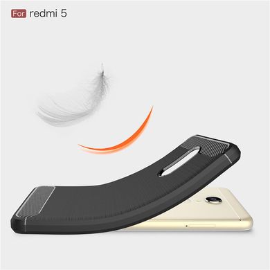 Чохол Carbon для Xiaomi Redmi 5 (5.7 ") бампер Black