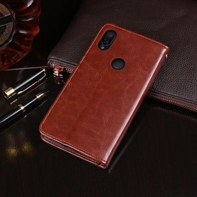 Чехол Idewei для Xiaomi Mi Play книжка кожа PU коричневый