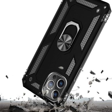 Чехол Shield для Iphone 12 Pro Бампер противоударный Black