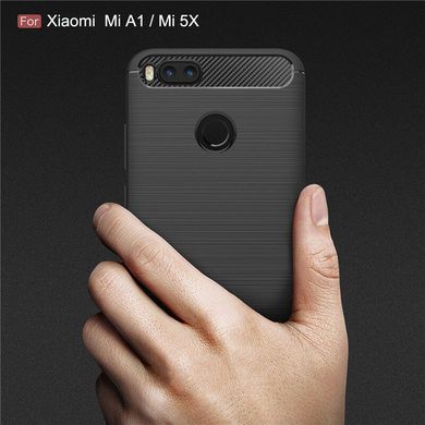Чехол Carbon для Xiaomi Mi A1 / Mi5x бампер Black