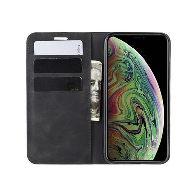 Чехол Taba Retro-Skin для iPhone XS Max книжка кожа PU с визитницей черный