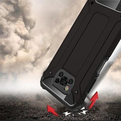 Чехол Guard для Xiaomi Poco X3 / X3 Pro бампер противоударный Immortal Black