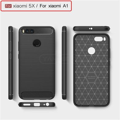 Чехол Carbon для Xiaomi Mi A1 / Mi5x бампер Black
