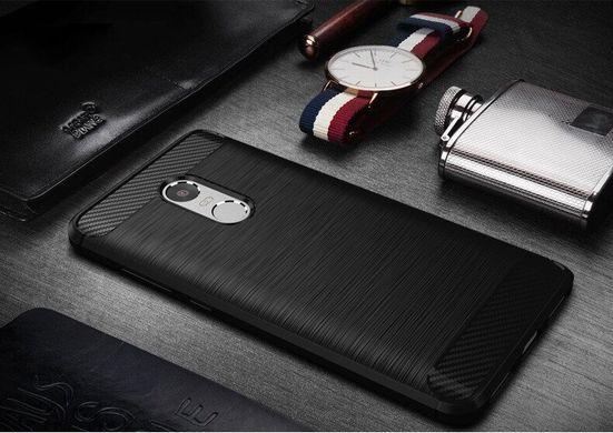 Чехол Carbon для Xiaomi Redmi 5 (5.7") бампер Black