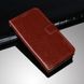 Чехол Idewei для Motorola Moto G9 Play книжка кожа PU с визитницей коричневый