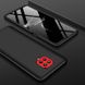 Чехол GKK 360 для Xiaomi Redmi Note 9S бампер оригинальный Black-Black-Red