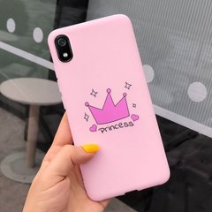 Чехол Style для Xiaomi Redmi 7A бампер силиконовый розовый Princess