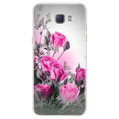 Чохол Print для Samsung J7 2016 J710 J710H силіконовий бампер Roses pink