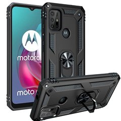 Чехол Shield для Motorola Moto G20 бампер противоударный с подставкой Black