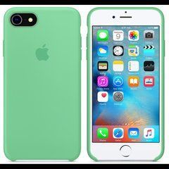 Чехол Silicone Сase для Iphone SE 2022 бампер накладка Spearmint