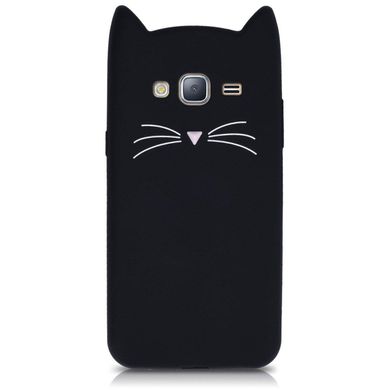 Чехол 3D Toy для Samsung Galaxy J3 2016 / J320 Бампер резиновый Cat Black