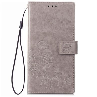 Чехол Clover для Xiaomi Redmi Note 6 Pro книжка кожа PU серый
