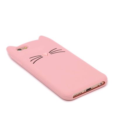Чохол 3D Toy для iPhone 6 / 6s Бампер гумовий Cat Pink