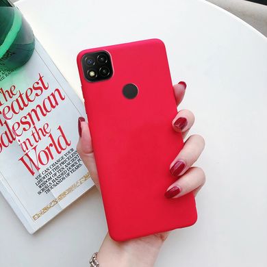 Чехол Style для Xiaomi Redmi 9C Бампер силиконовый Красный