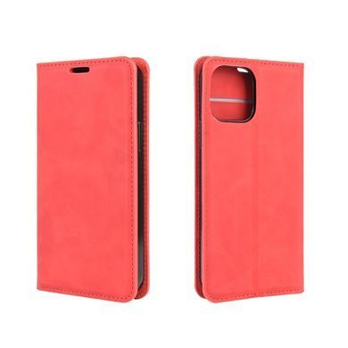 Чехол Taba Retro-Skin для iPhone 14 книжка кожа PU с визитницей красный