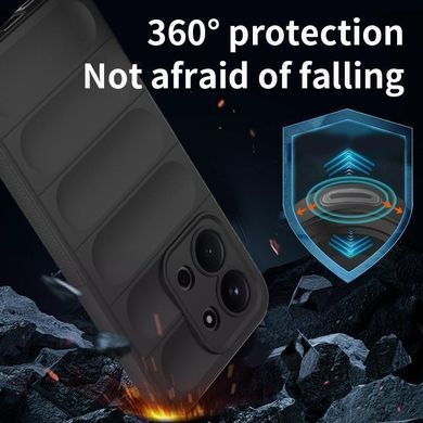 Чехол Wave Shield для Xiaomi Poco C85 4G EU 173 mm / 25078PC3EE бампер противоударный Black
