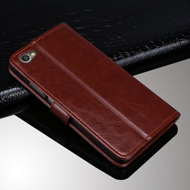 Чохол Idewei для Xiaomi Redmi Note 5A 2/16 книжка шкіра PU коричневий