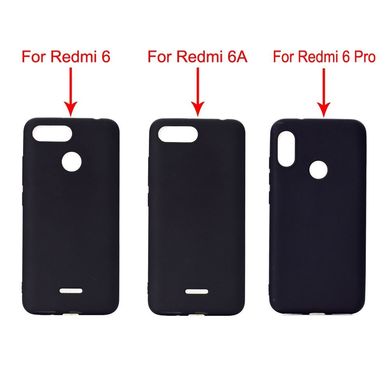 Чехол Style для Xiaomi Redmi 6A Бампер силиконовый черный