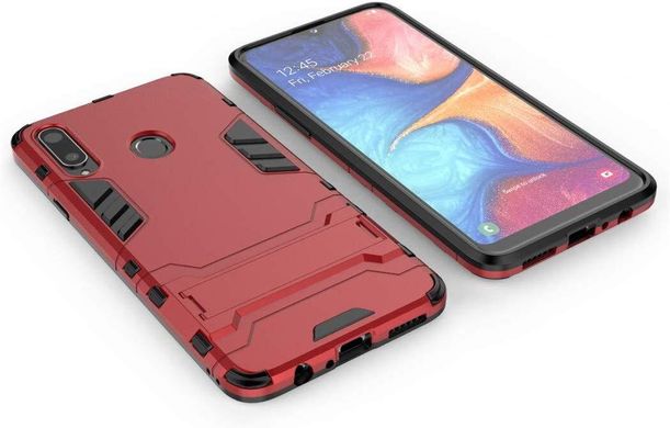 Чохол Iron для Samsung Galaxy A20s / A207F Бампер протиударний Red