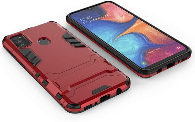 Чохол Iron для Samsung Galaxy M21 / M215 бампер протиударний Red