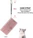 Чехол Embossed Cat and Dog для Iphone 11 Pro книжка с визитницей кожа PU розовое золото