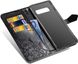 Чехол Vintage для Samsung Galaxy S10 Plus / G975 книжка кожа PU с визитницей черный