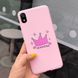 Чехол Style для Xiaomi Redmi 7A бампер силиконовый розовый Princess