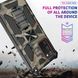 Чехол Military Shield для Samsung Galaxy A02s / A025 бампер противоударный с подставкой Khaki
