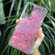 Чохол Glitter для OPPO A52 бампер рідкий блиск Зірки Рожевий