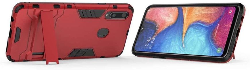Чехол Iron для Samsung Galaxy A20s / A207F Бампер противоударный Red
