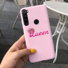 Чехол Style для Xiaomi Redmi Note 8T силиконовый бампер Розовый Queen