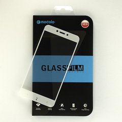 Защитное стекло MOCOLO для Xiaomi Redmi 4X полноэкранное белое