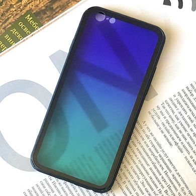 Чехол Amber-Glass для Iphone 6 / 6s бампер накладка градиент Aquamarine