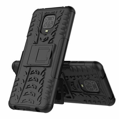 Чехол Armor для Xiaomi Redmi Note 9 Pro Max противоударный бампер Black