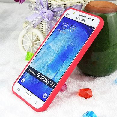 Чехол Style для Samsung J5 2015 / J500 Бампер силиконовый красный
