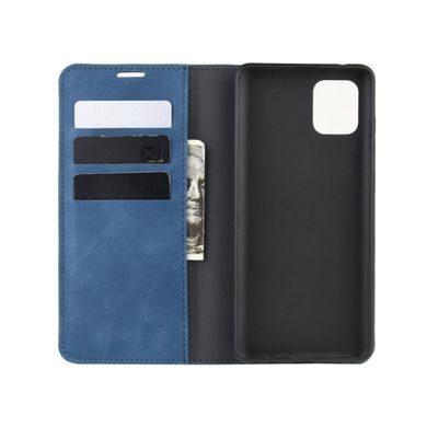 Чохол Taba Retro-Skin для Samsung Galaxy Note 10 Lite / N770 книжка шкіра PU з візитницею синій