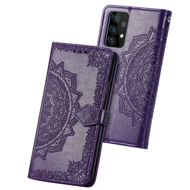 Чехол Vintage для Samsung Galaxy A52 / A525 книжка кожа PU с визитницей фиолетовый