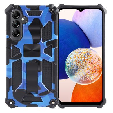 Чохол Military Shield для Samsung Galaxy A15 / A155 бампер протиударний з підставкою Blue