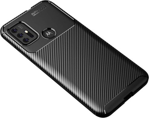 Чехол Fiber для Motorola Moto G20 бампер противоударный Black
