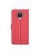 Чехол IETP для Nokia G20 книжка кожа PU с визитницей красный