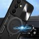 Чехол Magnetic Shield для Samsung Galaxy A17 / A175 бампер противоударный с подставкой кольцом Black