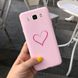 Чохол Style для Samsung J5 2016 / J510 Бампер силіконовий Рожевий Heart