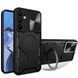 Чехол Magnetic Shield для Samsung Galaxy A17 / A175 бампер противоударный с подставкой кольцом Black