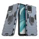 Чехол Iron Ring для Realme 8 / Realme 8 Pro бампер противоударный с подставкой Dark-Blue
