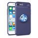 Чохол TPU Ring для Iphone SE 2022 оригінальний бампер з кільцем Blue