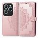 Чехол Vintage для Infinix Hot 40 / X6836 книжка кожа PU с визитницей розовый