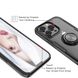 Чехол Crystal для Iphone 13 Pro Max бампер противоударный с подставкой Transparent Black