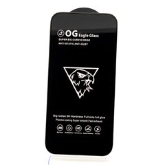 Защитное стекло OG 6D Full Glue для Iphone 14 Pro полноэкранное черное